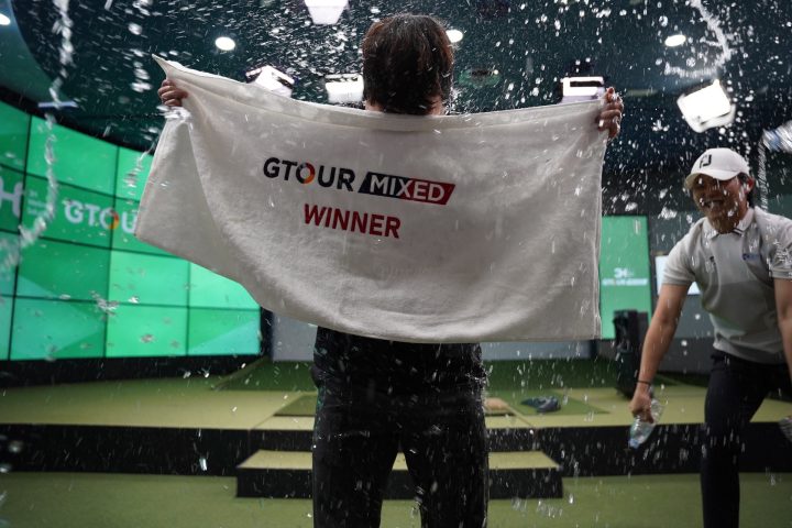 2026년 GTOUR MIXED 2차 손범준 선수 우승 세레머니