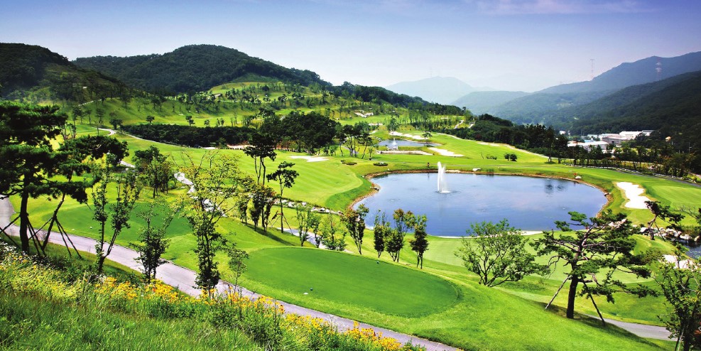 Panoramic view of GOLFZON County Sacheon