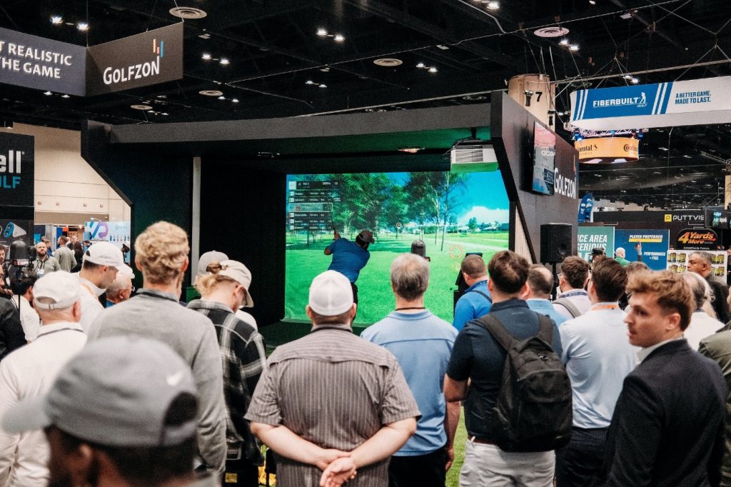 GOLFZON booth at the 2025 PGA Show